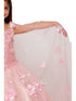 Bliss Little Girls Blush 3D Stone Pearl Sweetheart Floral Cape Ball Gown 2-6 - SophiasStyle.com