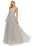 Bliss Sequin Lace Applique Sleeveless Tulle Long Dress for Women, Sizes XS-3XL - SophiasStyle.com