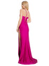 Bliss Stretch Gown for Women with Adjustable Corset Back and Draped Neckline, Sizes XS-3XL - SophiasStyle.com