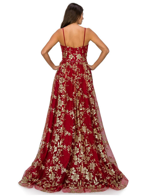 Bliss Glitter Off Shoulder Dress for Women with Sweetheart Corset Bodice and Sequin Beaded Waistline, Sizes XS-3XL - SophiasStyle.com