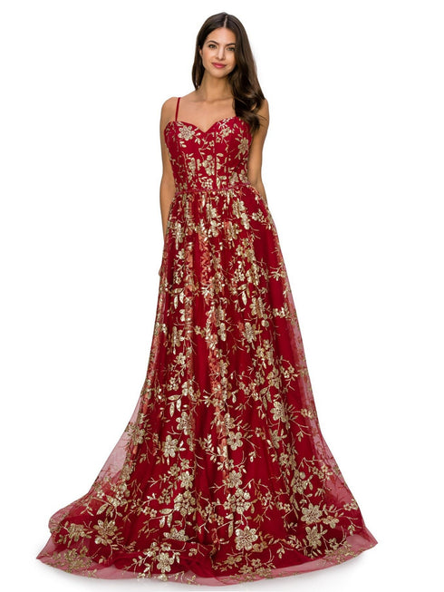 Bliss Glitter Off Shoulder Dress for Women with Sweetheart Corset Bodice and Sequin Beaded Waistline, Sizes XS-3XL - SophiasStyle.com