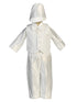 Lito Baby Boys White Embroidered Vest Satin Shirt Pants Christening Set 3-24M - SophiasStyle.com