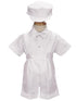 Lito Boys Multi Colors Bow Tie Hat Suspendered Short Shirt Set 0M-4T - SophiasStyle.com