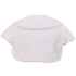 The Rain Kids Little Girls White Pearl Button Stripe Short Sleeve Bolero 1-6 - SophiasStyle.com