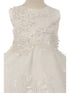 Baby Girls White Embroidered Pearls Tulle Sequin Easter Flower girl Dress 3-24M - SophiasStyle.com