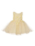 Baby Girls Multi Color Pearl Beaded 3D Floral Applique Flower Girl Dress 3-24M - SophiasStyle.com
