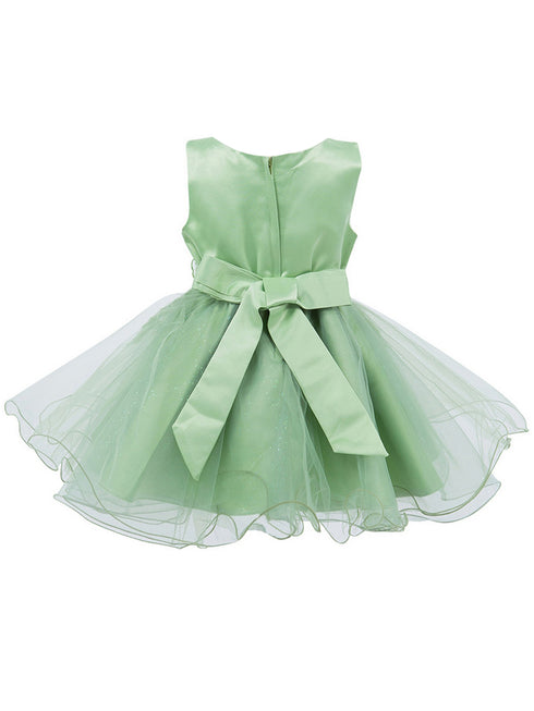 Baby Girls Floral Applique Lace Tulle Flower Girl Dress, Sizes 3-24 Months - SophiasStyle.com