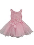 Cinderella Couture Baby Girls Pink 3D Floral Lace Flower Girl Dress 6-24M - SophiasStyle.com