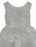 Cinderella Couture Baby Girls White 3D Floral Lace Flower Girl Dress 6-24M - SophiasStyle.com