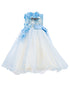 Lala and Erina by Cinderella Couture 3D Flower Lace Two-Tone Dress with Glitter Tulle Skirt, Sizes 2-12 - SophiasStyle.com