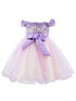 Lala and Erina by Cinderella Couture 3D Flower Lace Two-Tone Dress with Glitter Tulle Skirt, Sizes 2-12 - SophiasStyle.com