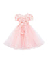 Lala And Erina Big Girls Multi Color Cape Sleeve 3D Junior Bridesmaid Dress 2-12 - SophiasStyle.com