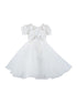 Lala And Erina Big Girls Multi Color Cape Sleeve 3D Junior Bridesmaid Dress 2-12 - SophiasStyle.com