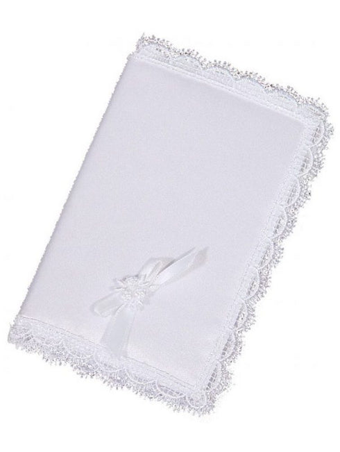 Little Things Mean A Lot White Satin Cover Bag King James Bible - SophiasStyle.com