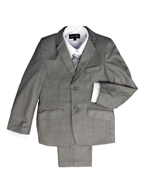 Little Things Mean A Lot Boys Multi Color 5 Pcs Formal Suit 2T-20 - SophiasStyle.com