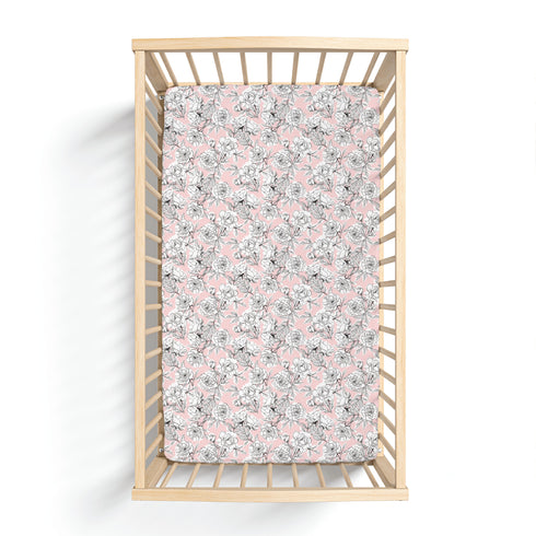 allie-floral-bamboo-crib-sheet-Laree + Co. at Sophia's StyleCrib Sheet-1