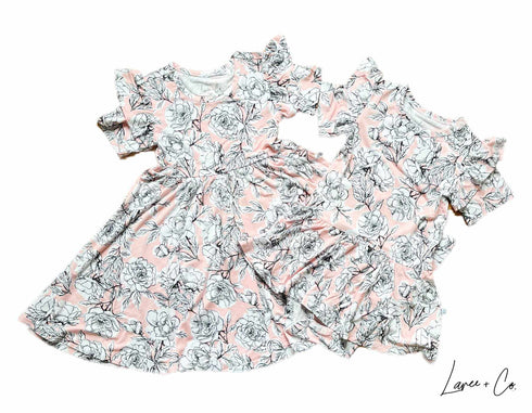 allie-floral-bamboo-ruffle-spin-dress- at Sophia's Style-3