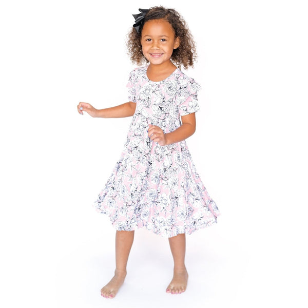 allie-floral-bamboo-ruffle-spin-dress-Laree + Co. at Sophia's StyleDress-1