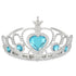 Rainkids Little Girls Aqua Rhinestones Sparkly Tulle Tiara Princess Dress 2-6 - SophiasStyle.com