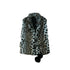 Petite Adele Girls Brown Animal Printed Faux Fur Pompom Belt Vest 2-8 - SophiasStyle.com