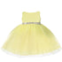 Baby Girls Yellow Rhinestone Tulle Flower Girl Dress 6-24M - SophiasStyle.com