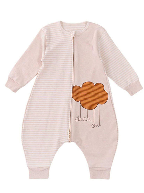 Little Kids Unisex Sleeping Bag Cotton Wearable Blanket Dream On Romper 12M-3T - SophiasStyle.com
