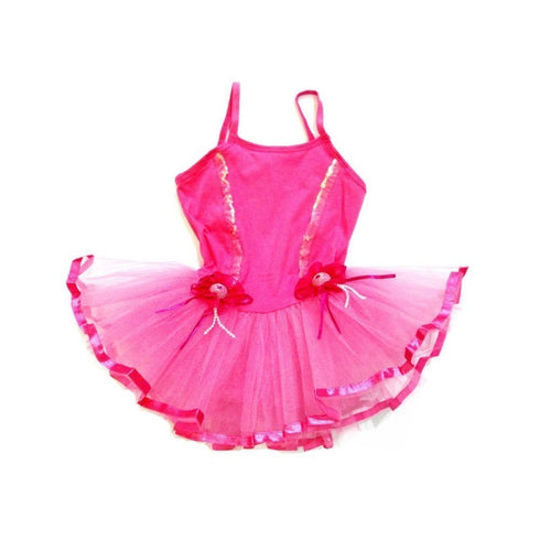 Hot Pink Two Hat Tutu Ballet Dress Girls S-XL - SophiasStyle.com
