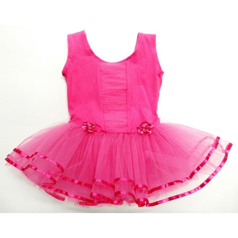 Hot Pink Ruffle - Front Tutu Ballet Dress Girls S-XL - SophiasStyle.com