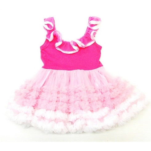 Hot Pink Baby-doll Tutu Petti Dress Girl S - SophiasStyle.com