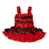 Little Girls Red Black Dotted Ruffle Strap Bodice Flouncy Cupcake Dress 0-7 - SophiasStyle.com