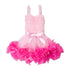 Girls Pink Hot Pink Feathery Bow Accent Flower Girl Dress 12M-7 - SophiasStyle.com