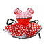 White Red Polka Dots Net Mini Tutu Ballet Dress Girls S-L - SophiasStyle.com