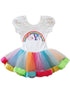 Girls White Multi My Little Pony Rainbow Ballet Dress 9M-8 - SophiasStyle.com