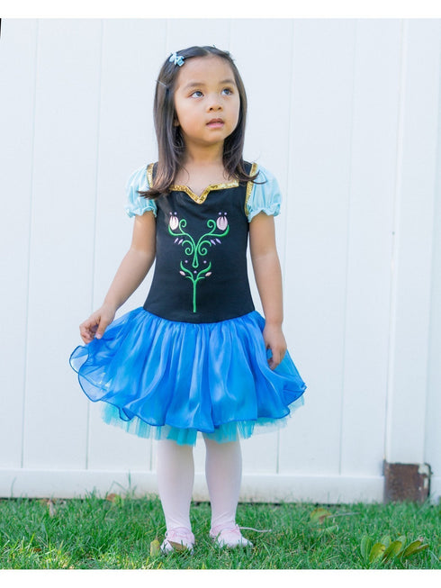 Girls Royal Blue Anna Halloween Ballet Dress Costume 9M-8 - SophiasStyle.com