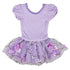 Girls Purple Plum Flower Print Dance Ballet Dress S (9-24M)-XL (6-8) - SophiasStyle.com