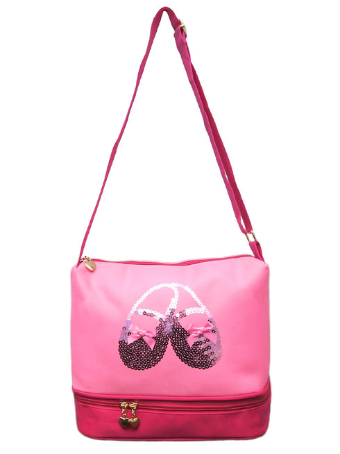 Girls Pink Hot Pink Ballet Shoes Bag - SophiasStyle.com
