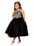 Flower Girl Dress with Gold Embroidered Top and Tulle Overlay Skirt, Sizes 2-16 - SophiasStyle.com