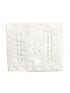 Tip Top Kids Unisex Baby White Rhinestone Pearl Flower Baptism Blanket - SophiasStyle.com
