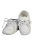 Lito Boys White Cotton Lace-Up Soft Sole Bootie Shoes 00 Baby-6 Toddler - SophiasStyle.com