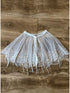 Petite Adele Girls Ivory See-Trough Sewn Clasp Stylish Beaded Cape 2T-12 - SophiasStyle.com