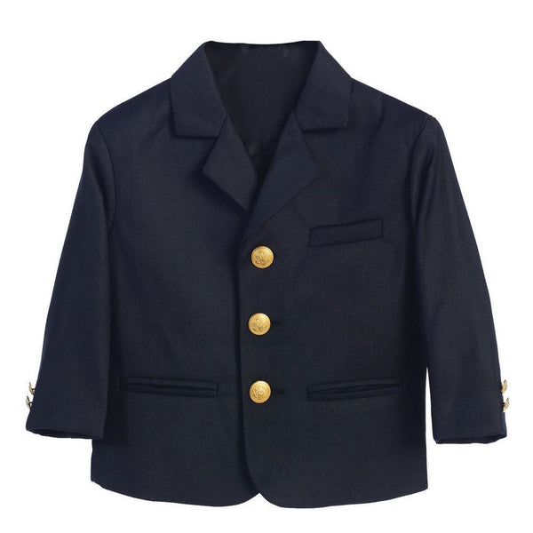 Lito Big Boys Navy Golden Buttons Special Occasion Blazer 8-14 - SophiasStyle.com