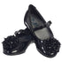 Lito Girls Black Crystal Bead Bow Anna Occasion Dress Shoes Toddler 6 - SophiasStyle.com