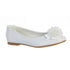 Lito Girls White Crystal Bead Bow Anna Special Occasion Dress Shoes 11-4 Kids - SophiasStyle.com