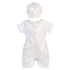 Lito Baby Boys Pique Vest Satin Romper Baptism Christening Set 0-18M - SophiasStyle.com