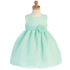 Lito Mint Green Dot Flower Burnout Easter Flower Girl Dress Girls 5-7 - SophiasStyle.com