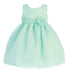 Lito Mint Green Dot Flower Burnout Easter Flower Girl Dress Girls 5-7 - SophiasStyle.com