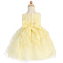 Lito Yellow Floral Burnout Easter Flower Girl Dress Girls 5-7 - SophiasStyle.com