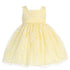 Lito Yellow Floral Burnout Easter Flower Girl Dress Girls 5-7 - SophiasStyle.com