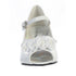 Lito Girls White Pearled Satin Flowers Nancy Occasion Dress Shoes 11-4 Kids - SophiasStyle.com