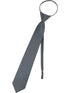 Boys Multi Color Pre Tied Junior Solid Adjustable Zipper Neck Tie - SophiasStyle.com